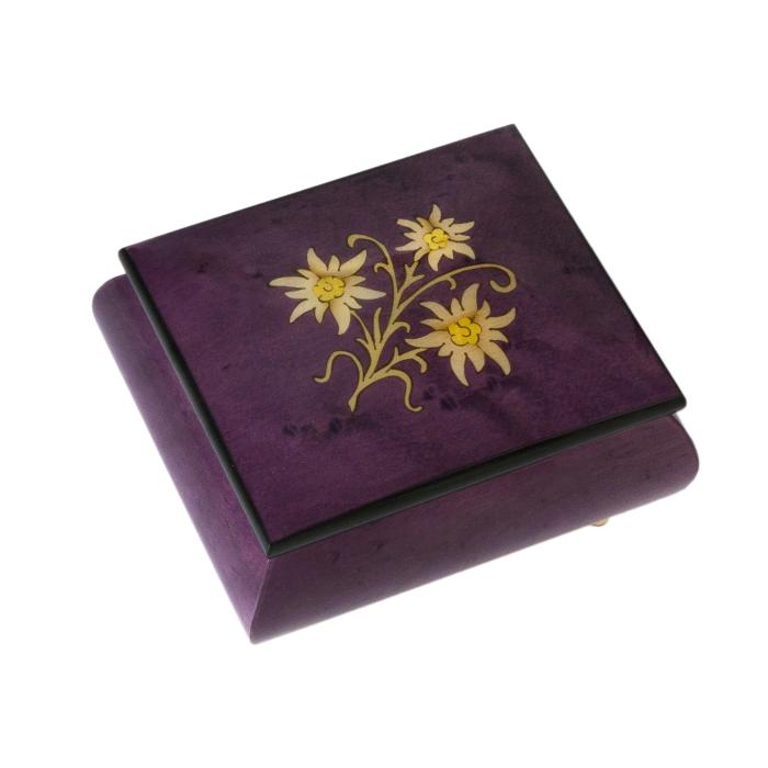 Nr.40E05 Intarsien Edelweiss Viola